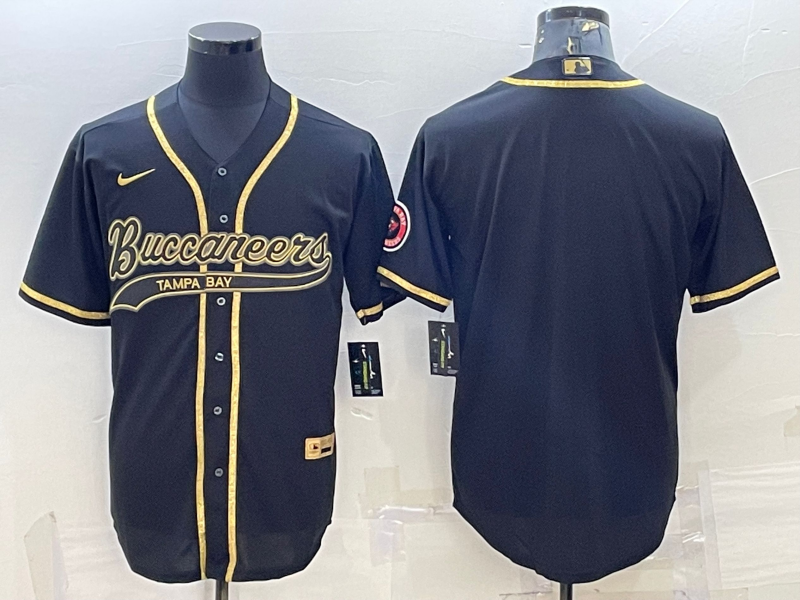 Men's Tampa Bay Buccaneers Black Blank Jersey